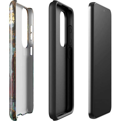Ed Beard Jr. Dragon and Wizard Playing Chess Galaxy S23 Pro Case
