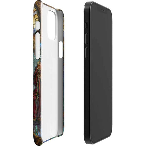 Ed Beard Jr. Dragon and Wizard Playing Chess iPhone 12 Mini Lite Case