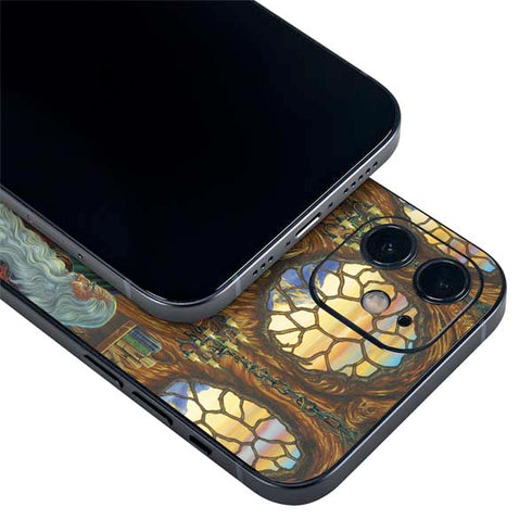 Ed Beard Jr. Dragon and Wizard Playing Chess iPhone 12 Skin