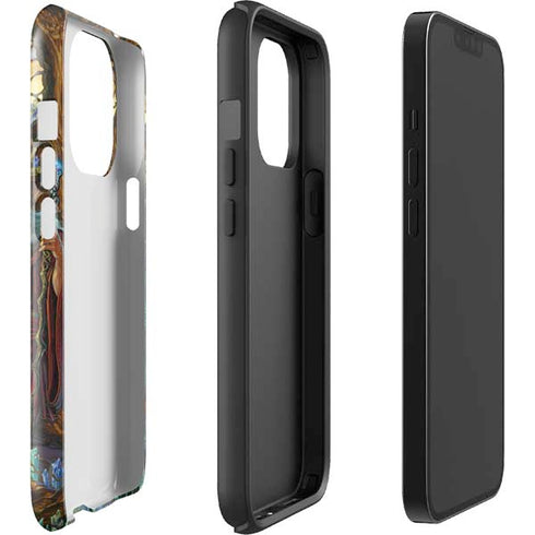 Ed Beard Jr. Dragon and Wizard Playing Chess iPhone 13 Pro Impact Case