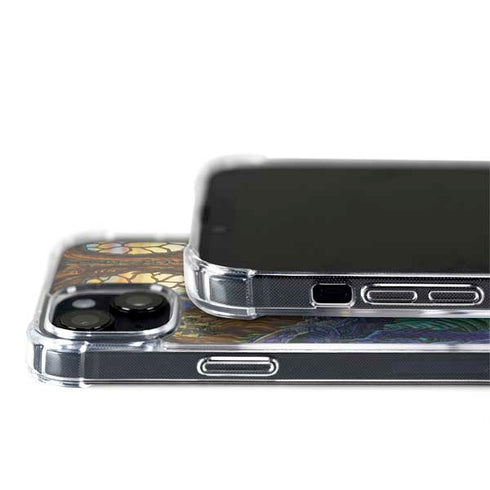 Ed Beard Jr. Dragon and Wizard Playing Chess iPhone 14 Plus MagSafe Case