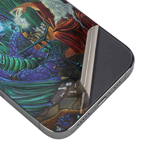Ed Beard Jr. Dragon and Wizard Playing Chess iPhone 14 Pro Max Skin
