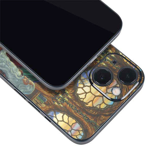 Ed Beard Jr. Dragon and Wizard Playing Chess iPhone 14 Skin