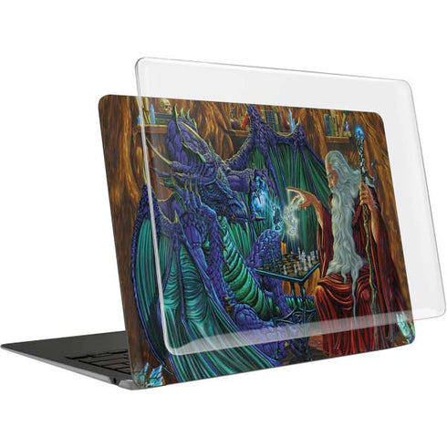 Dragon and Wizard Playing Chess by Ed Beard Jr MacBook Air 13in (2020) Case plus Skin