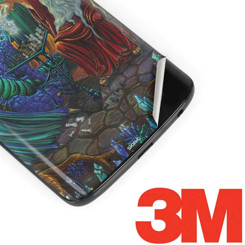 Ed Beard Jr. Dragon and Wizard Playing Chess Moto G6 Skin