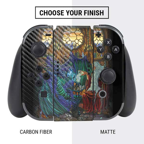 Ed Beard Jr. Dragon and Wizard Playing Chess Nintendo Switch Bundle Skin