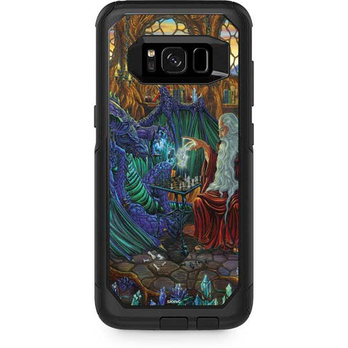 Ed Beard Jr. Dragon and Wizard Playing Chess Otterbox Commuter Galaxy Skin