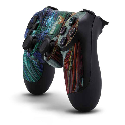 Ed Beard Jr. Dragon and Wizard Playing Chess PS4 Controller Skin