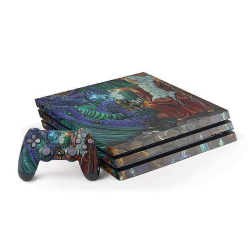 Ed Beard Jr. Dragon and Wizard Playing Chess PS4 Pro Bundle Skin