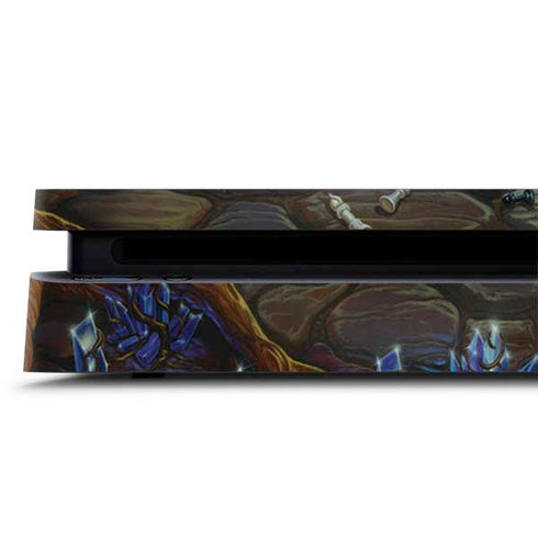 Ed Beard Jr. Dragon and Wizard Playing Chess PS4 Slim Skin