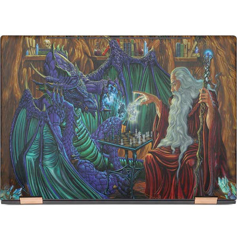 Ed Beard Jr. Dragon and Wizard Playing Chess HP Spectre Skin