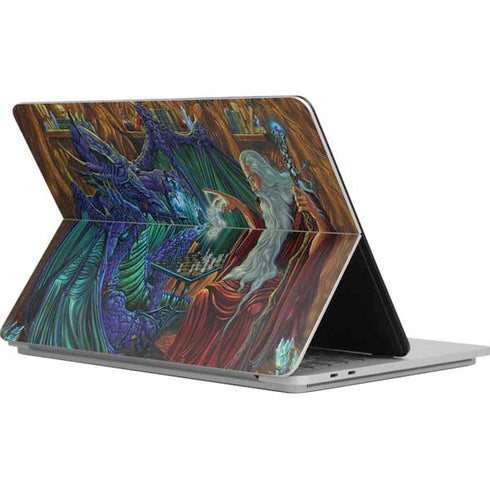 Ed Beard Jr. Dragon and Wizard Playing Chess Surface Laptop Studio Skin