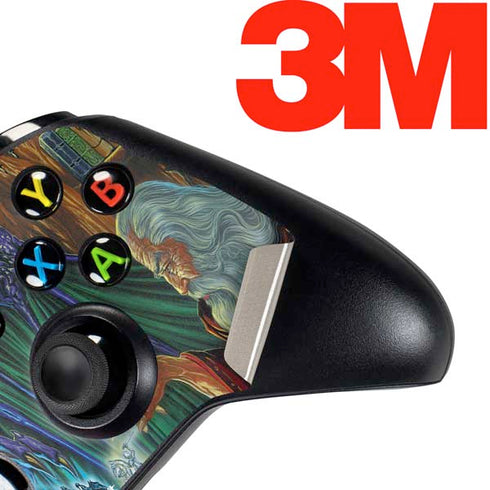 Ed Beard Jr. Dragon and Wizard Playing Chess Xbox One Controller Skin