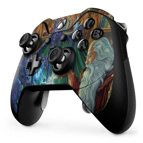Ed Beard Jr. Dragon and Wizard Playing Chess Xbox One Elite Controller Skin