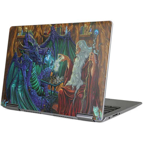 Ed Beard Jr. Dragon and Wizard Playing Chess Yoga 710 14in Skin