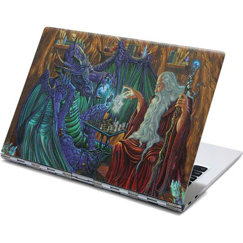 Ed Beard Jr. Dragon and Wizard Playing Chess Yoga 910 2-in-1 14in Touch-Screen Skin