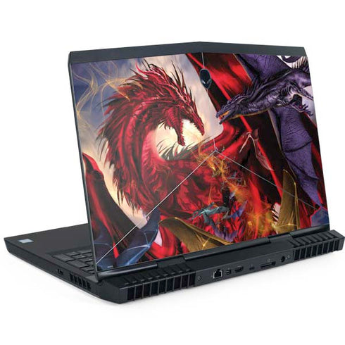 Dragon Battle by Ruth Thompson Dell Alienware Skin