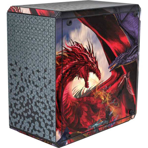 Ruth Thompson Dragon Battle Cooler Master MasterBox Q300L Mini Tower Skin