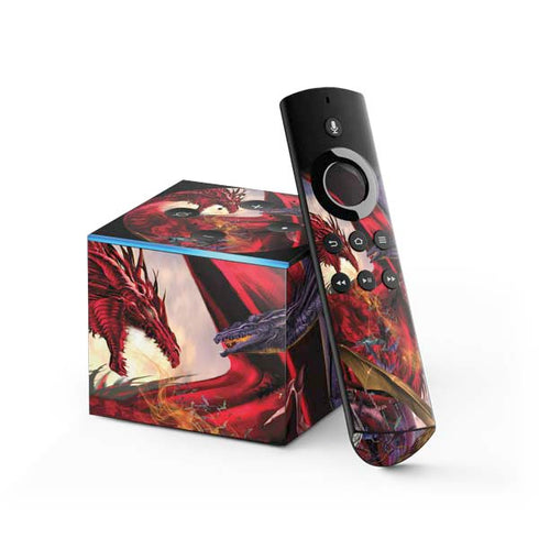 Ruth Thompson Dragon Battle Fire TV Cube Skin
