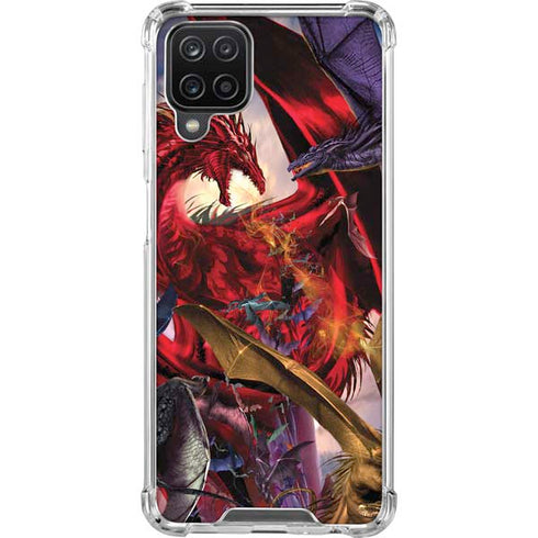 Ruth Thompson Dragon Battle Galaxy A12 Clear Case