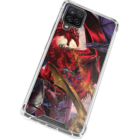 Ruth Thompson Dragon Battle Galaxy A12 Clear Case