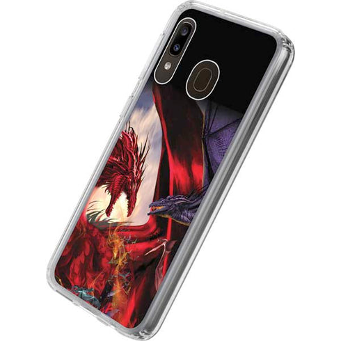Ruth Thompson Dragon Battle Galaxy A20 Clear Case