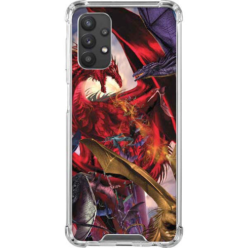 Ruth Thompson Dragon Battle Galaxy A32 5G Clear Case