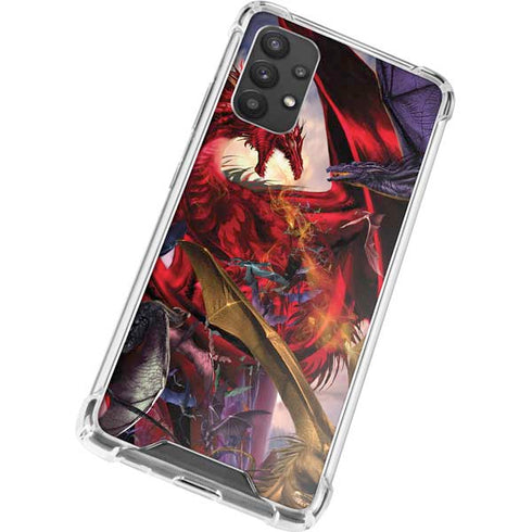 Ruth Thompson Dragon Battle Galaxy A32 5G Clear Case