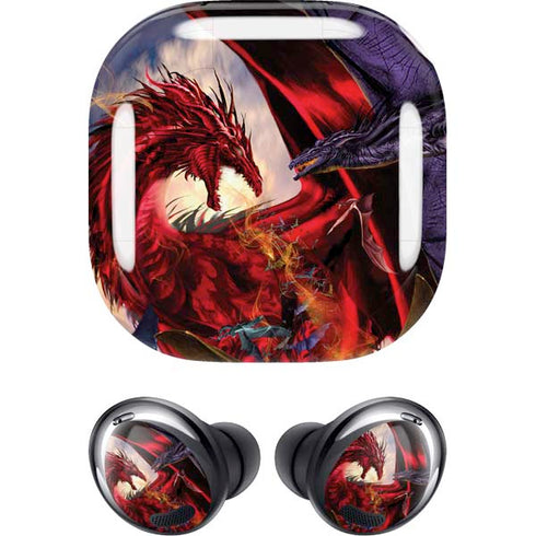 Ruth Thompson Dragon Battle Galaxy Buds Pro Skin