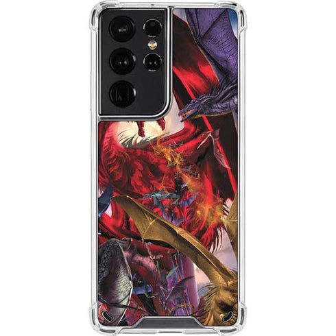 Ruth Thompson Dragon Battle Galaxy S21 Ultra 5G Clear Case