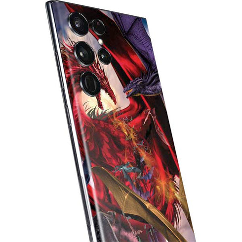 Ruth Thompson Dragon Battle Galaxy S22 Ultra Skin