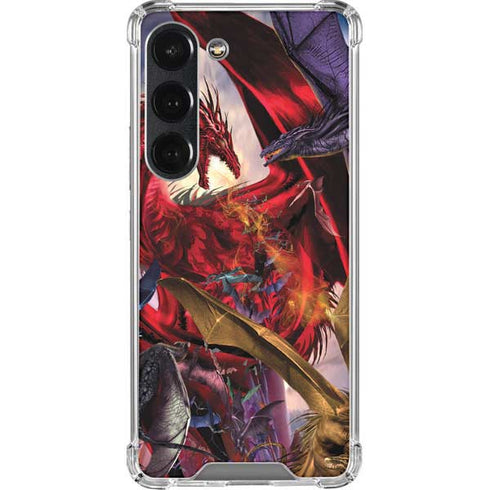 Ruth Thompson Dragon Battle Galaxy S23 Clear Case