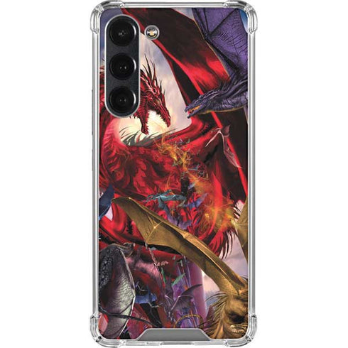 Ruth Thompson Dragon Battle Galaxy S23 Plus Clear Case