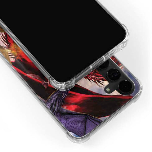 Dragon Battle by Ruth Thompson Galaxy S24 Plus Clear Case