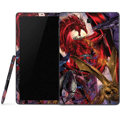Ruth Thompson Dragon Battle Samsung Galaxy Tab Skin