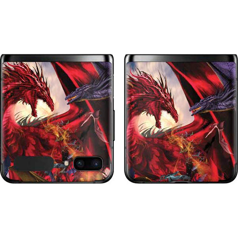 Ruth Thompson Dragon Battle Galaxy Z Flip Skin