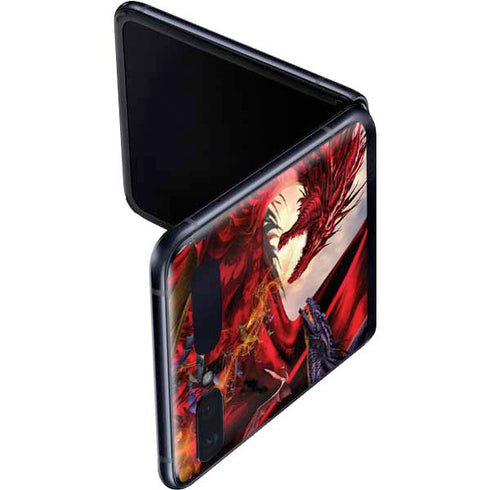 Ruth Thompson Dragon Battle Galaxy Z Flip Skin