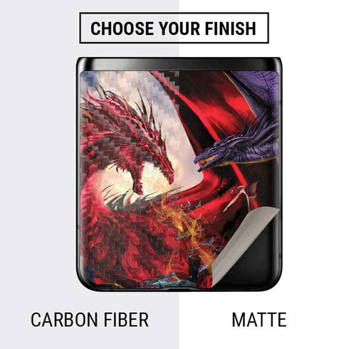 Ruth Thompson Dragon Battle Galaxy Z Flip Skin