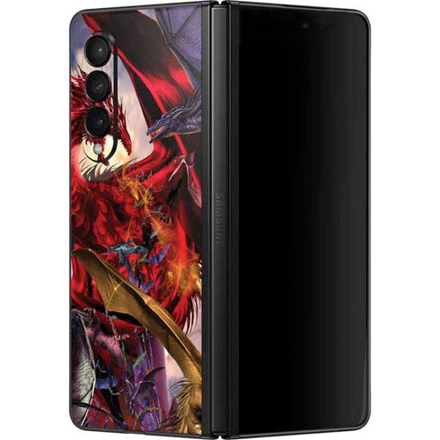 Ruth Thompson Dragon Battle Galaxy Z Fold3 5G Skin