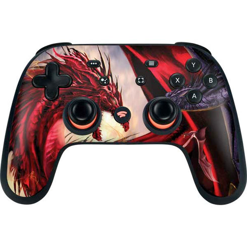 Ruth Thompson Dragon Battle Google Stadia Controller Skin
