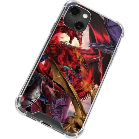 Ruth Thompson Dragon Battle iPhone 13 Mini Clear Case