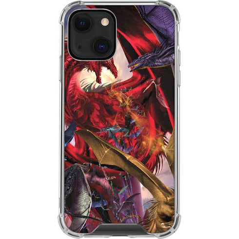 Ruth Thompson Dragon Battle iPhone 14 Clear Case