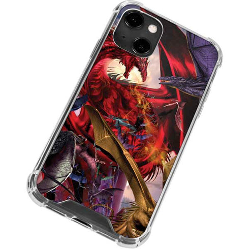 Ruth Thompson Dragon Battle iPhone 14 Clear Case