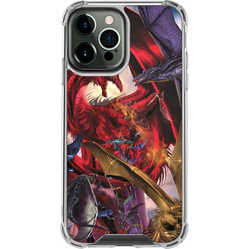 Ruth Thompson Dragon Battle iPhone 14 Pro Max Clear Case