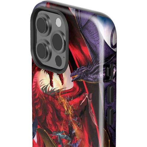 Dragon Battle by Ruth Thompson iPhone 15 Pro Max Impact Case