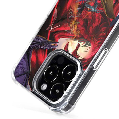 Dragon Battle by Ruth Thompson iPhone 15 Pro Max MagSafe Case