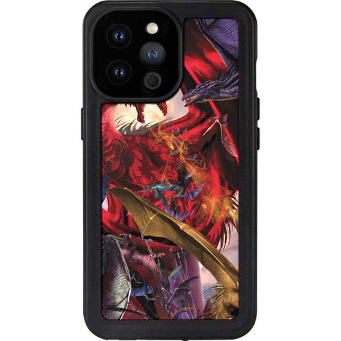 Ruth Thompson Dragon Battle iPhone 14 Pro Max Waterproof Case