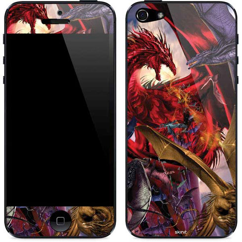 Ruth Thompson Dragon Battle iPhone 5/5s/5SE Skin