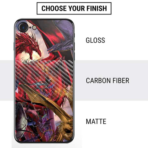 Ruth Thompson Dragon Battle iPhone SE (2nd & 3rd Gen) Skin