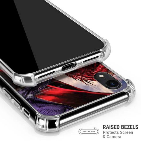 Dragon Battle by Ruth Thompson iPhone XR Clear Case